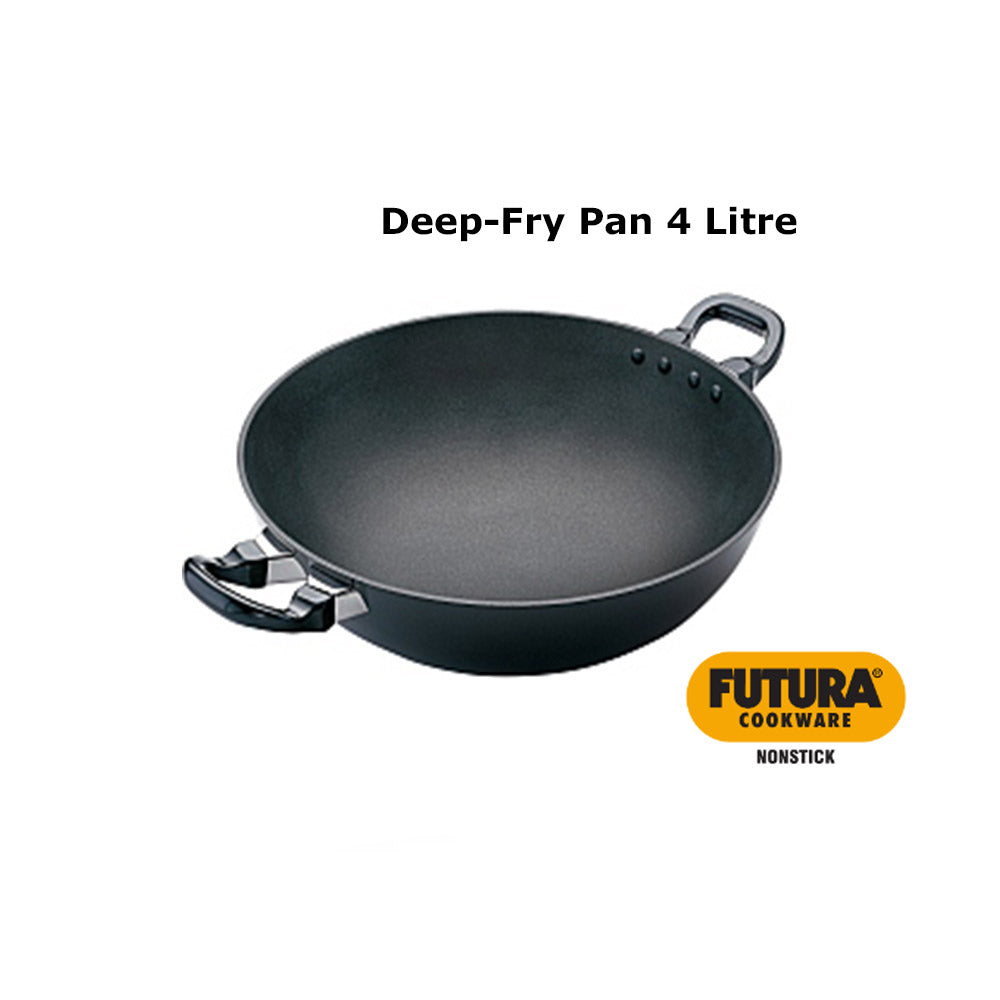 HAWKINS FUTURA NON-STICK KADHAI DEEP-FRY PAN 4 LITRE NK40