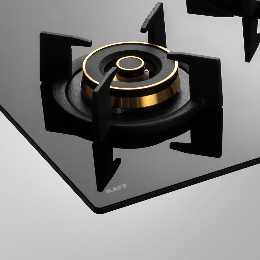 KAFF INF 783 3 Full Brass High Efficiency Burners With Full FFD Flame Failure Device  Built In Hobs