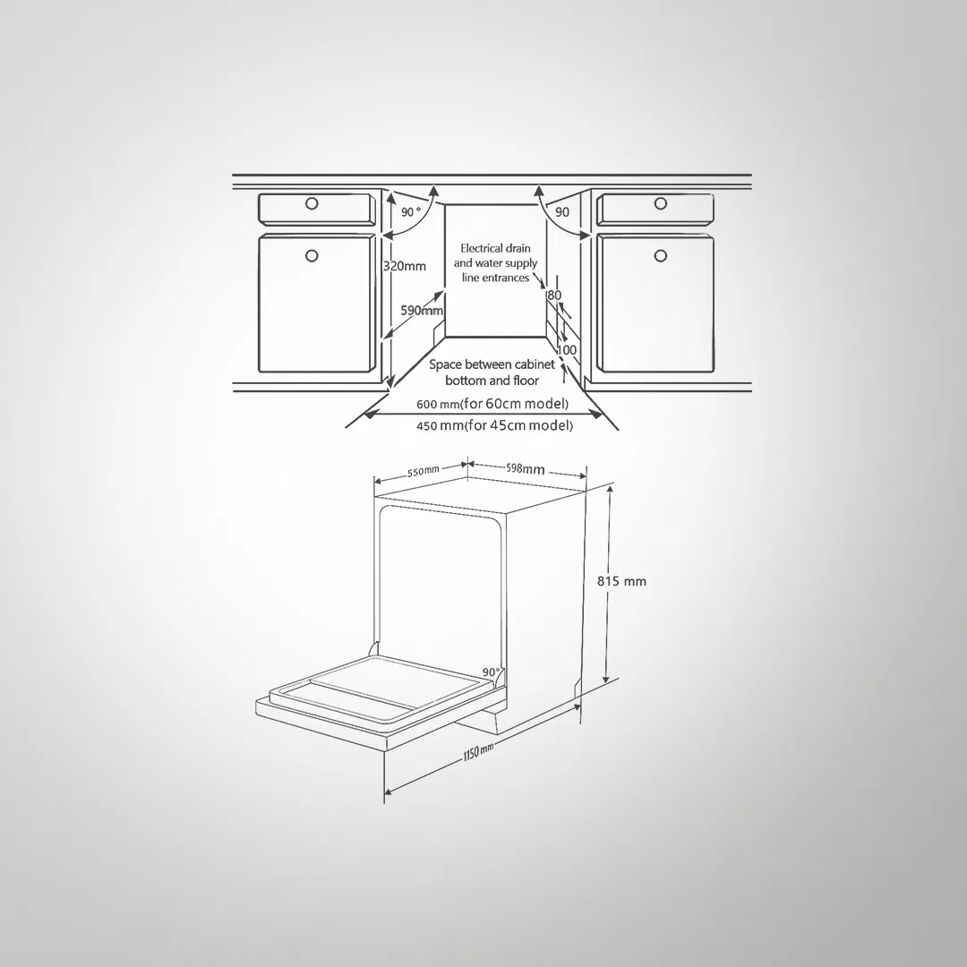 KAFF DW SPECTRA 60 Fully Integrated Built-in Dishwasher