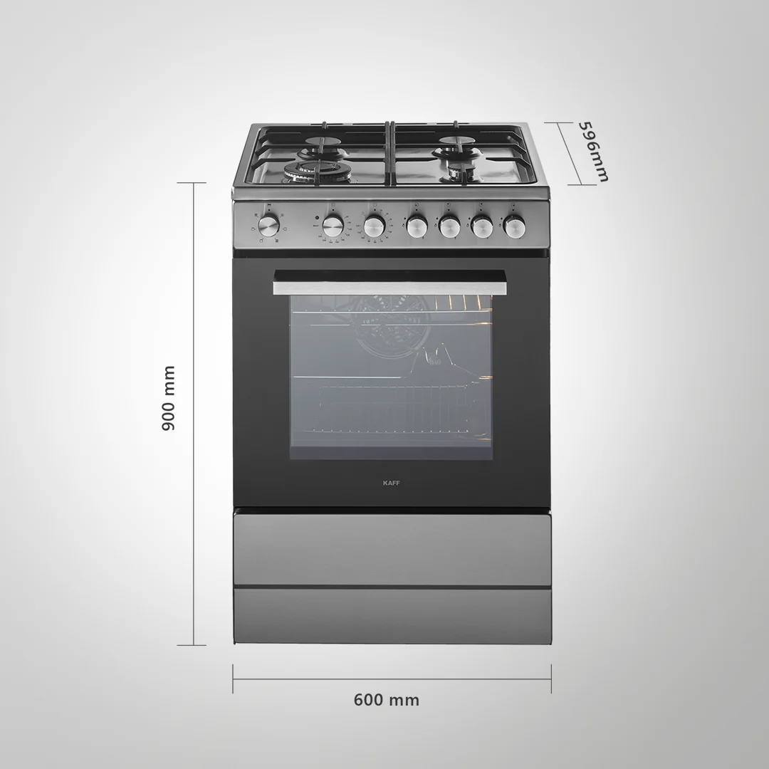 KAFF KAB 60 SS Cooking Range with Electric Oven | Stainless Steel Finish