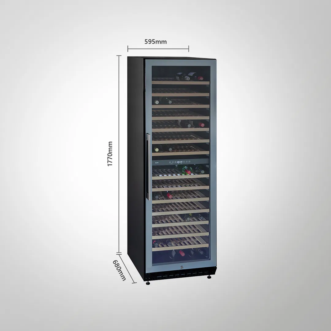 KAFF WC 418 DZ Free Standing Wine Cooler Touch Control