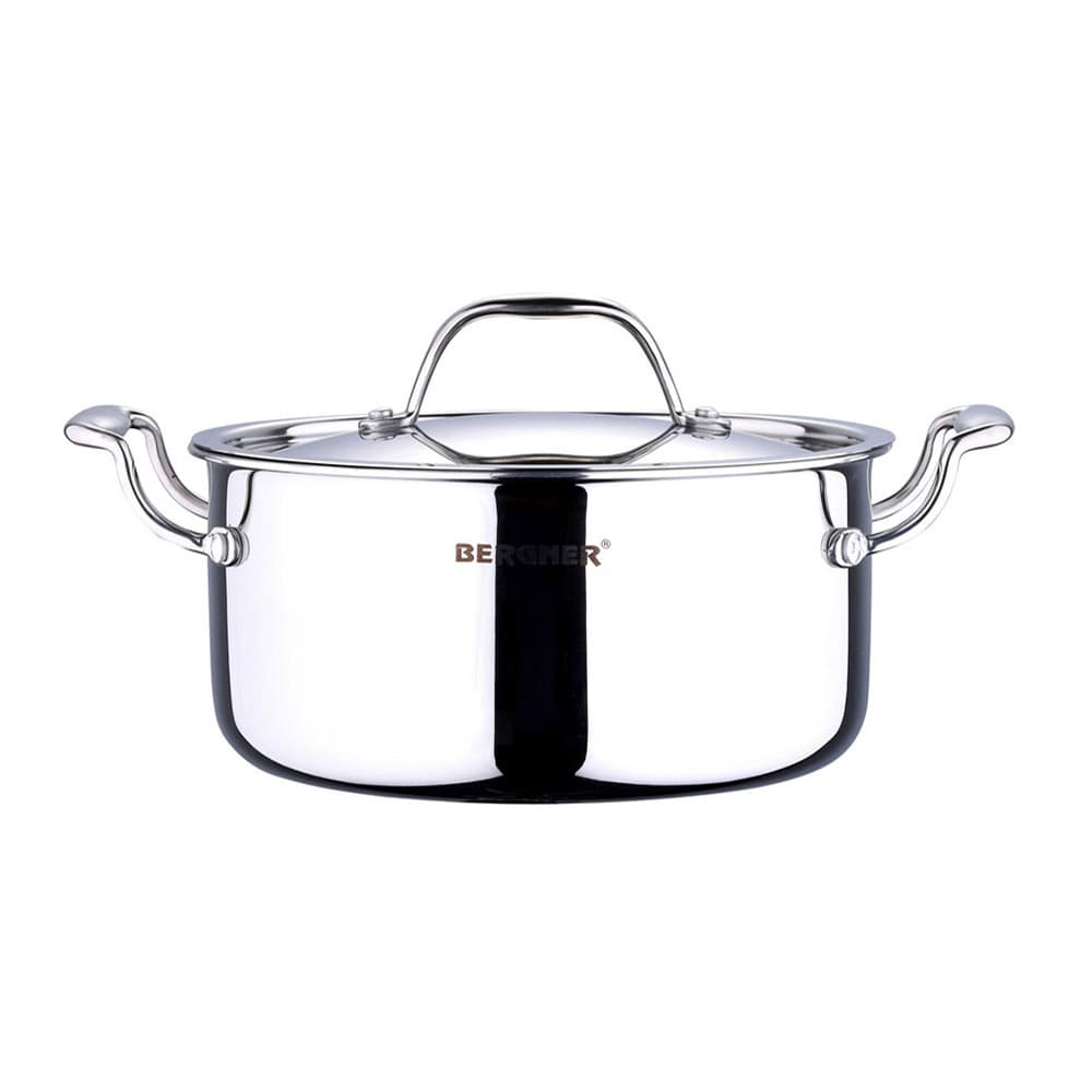 BERGNER ARGENT SS CASSEROLE WITH LID