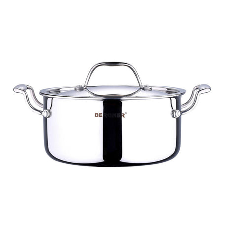 Bergner Argent SS Casserole With Lid 28 Cm ( BG-9950)