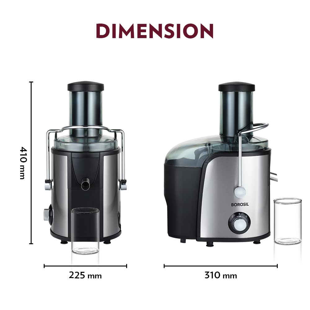 Borosil Primus Plus Juicer 800 W Centrifugal Juicer