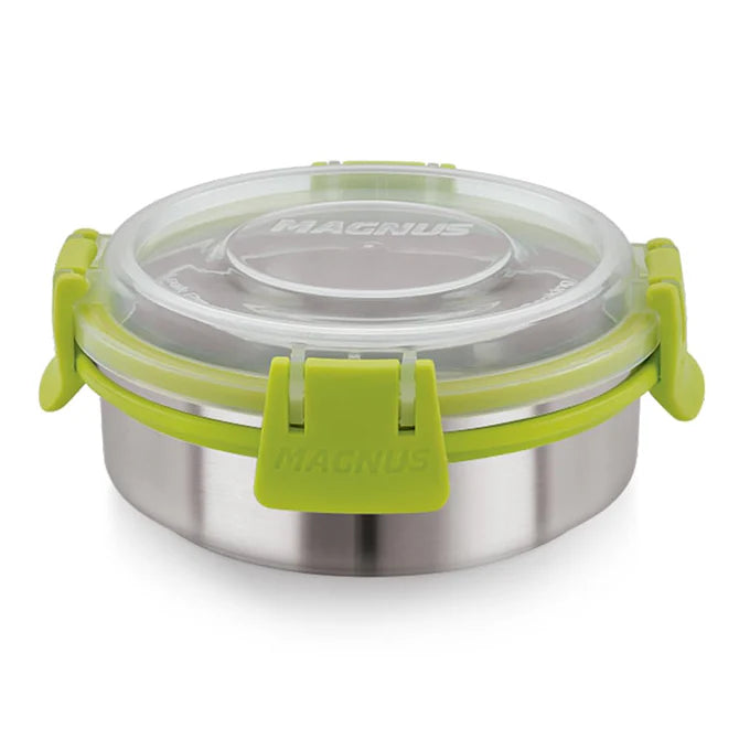 Klip Lock Stainless Steel Airtight Leakproof Storage Container 230ML – Premium Chocolate Container, Ideal Lunch Box for Office Men, Women & Kids