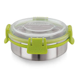 Klip Lock Stainless Steel Airtight Leakproof Storage Container 230ML – Premium Chocolate Container, Ideal Lunch Box for Office Men, Women & Kids