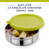 Easy Lock Stainless Steel Container | Leak-Proof, Food Grade Material | Durable & Easy to Open Lid