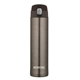 Nova Titanium Stainless Steel Hot & Cold Bottle – 500 mL (BTS00TM112) | Leak-Proof Sipper Bottle for On-the-Go