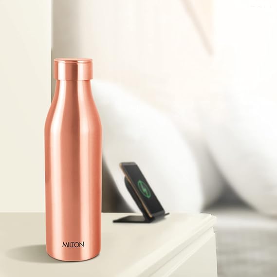 Milton opper Charge 1000 Bottle, 930ml, 100% Pure Copper, BPA Free Water Bottle, Leak Proof, Office Bottle, Boosts Immunity, Supports Digestive & Liver Health, Ayurveda Inspired