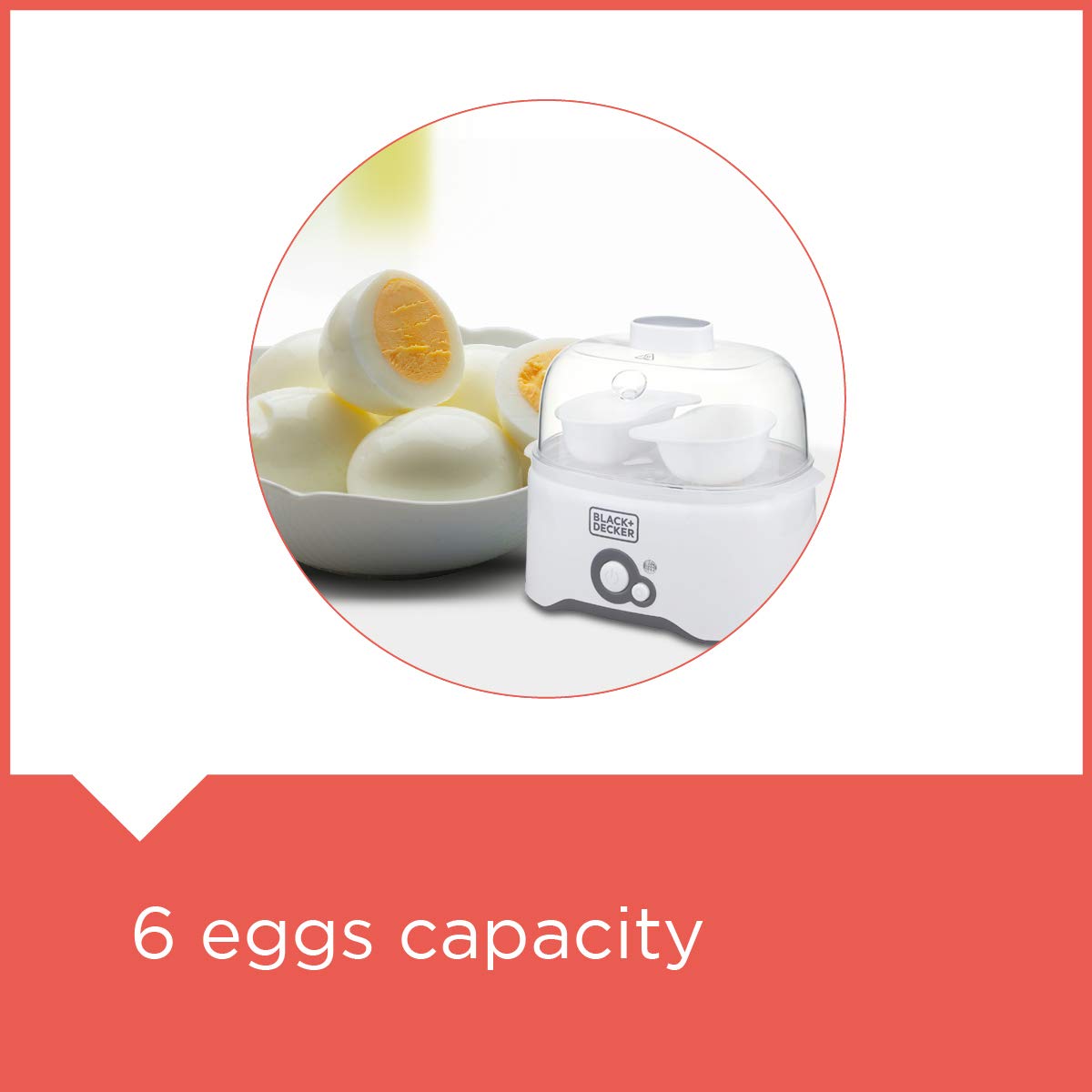 BLACK+DECKER EGG COOKER BXEG2801IN 280W
