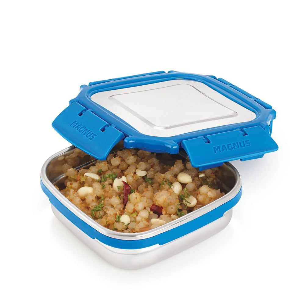 Bolt Deluxe Stainless Steel 300ML Lunch box for Office & School – Leak-Proof, Air-Tight Food Storage, Compact 300ml Lunch Box for Kids