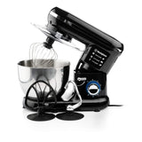 Westinghouse 4.5L Stand Mixer WKSMX1301BK | 800W Power | 6 Speeds + Turbo Function | Planetary Rotation | Stainless Steel Bowl | Includes Beater, Whisk & Dough Hook | Black