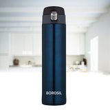 Nova Blue Stainless Steel Hot & Cold Bottle – 500 mL (BTSO0BE111) | Leak-Proof Sipper Bottle for On-the-Go
