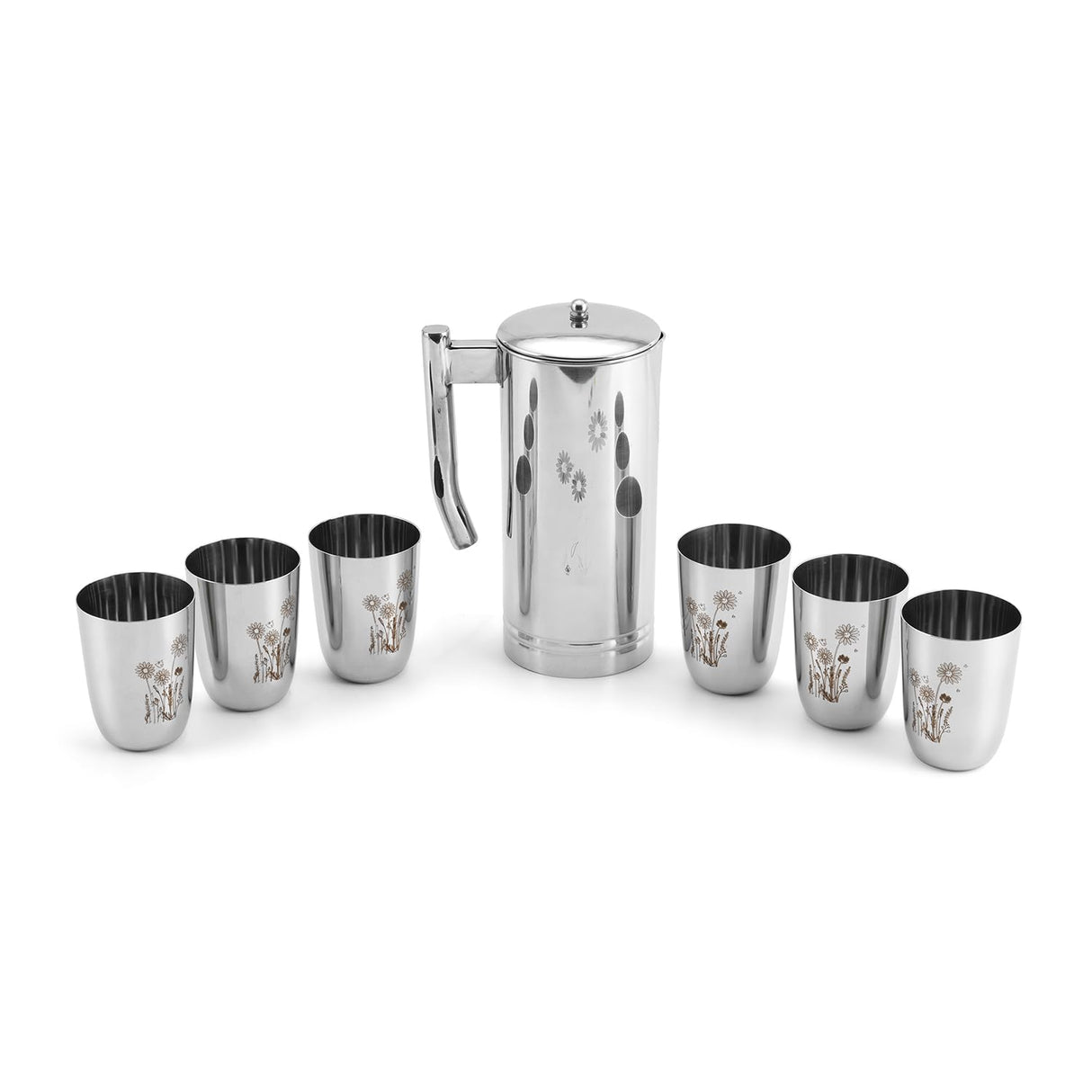 Premium Pattern Stainless Steel Dinner Set of 41 Pcs