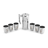 Premium Pattern Stainless Steel Dinner Set of 41 Pcs