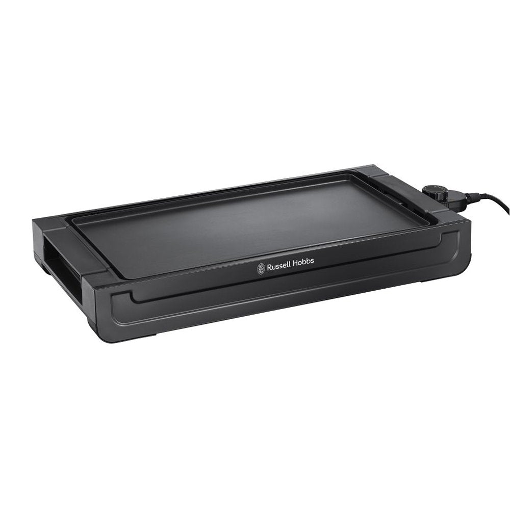 2400W Fiesta Removable Plate Griddle 50cmx26cm| Drip tray, Temperature Control, Dishwasher safe| Electric Grill Tandoor Barbeque BBQ Griller for Grilling Meat, Fish & Vegetables|22550-56