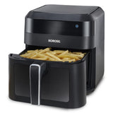 1300 Watt Digital Air Fryer 4.7L Capacity with 10 Pre-set Menu Modes | Digital Display and 8-in-1 Multi-functionality – Bake Grill Roast Reheat with 90% Less Oil for Cooking