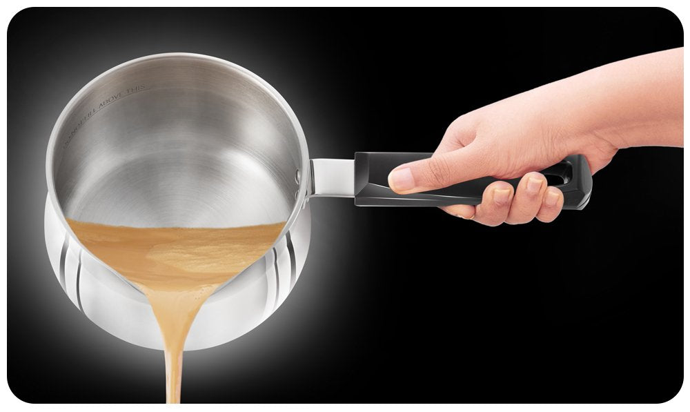 Buy HAWKINS STAINLESS STEEL T-PAN WITHOUT LID POT 1.5 Liters at apnidukaan.com