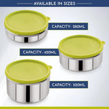 Easy Lock Stainless Steel Container | Leak-Proof, Food Grade Material | Durable & Easy to Open Lid