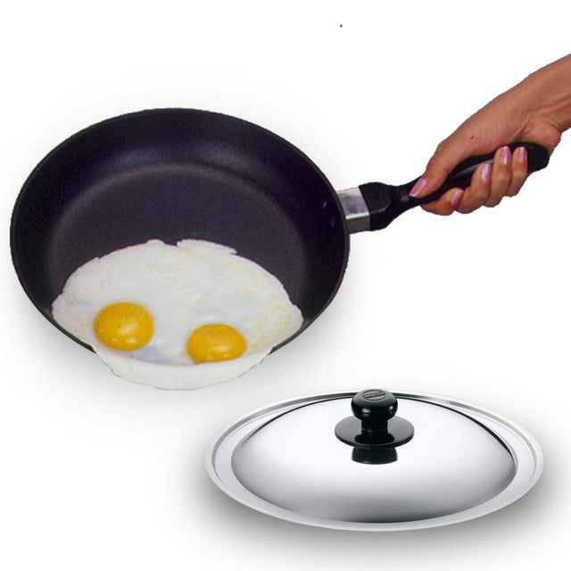 Hawkins Futura Non-Stick Frying Pan with Steel Lid 22cm NF22S