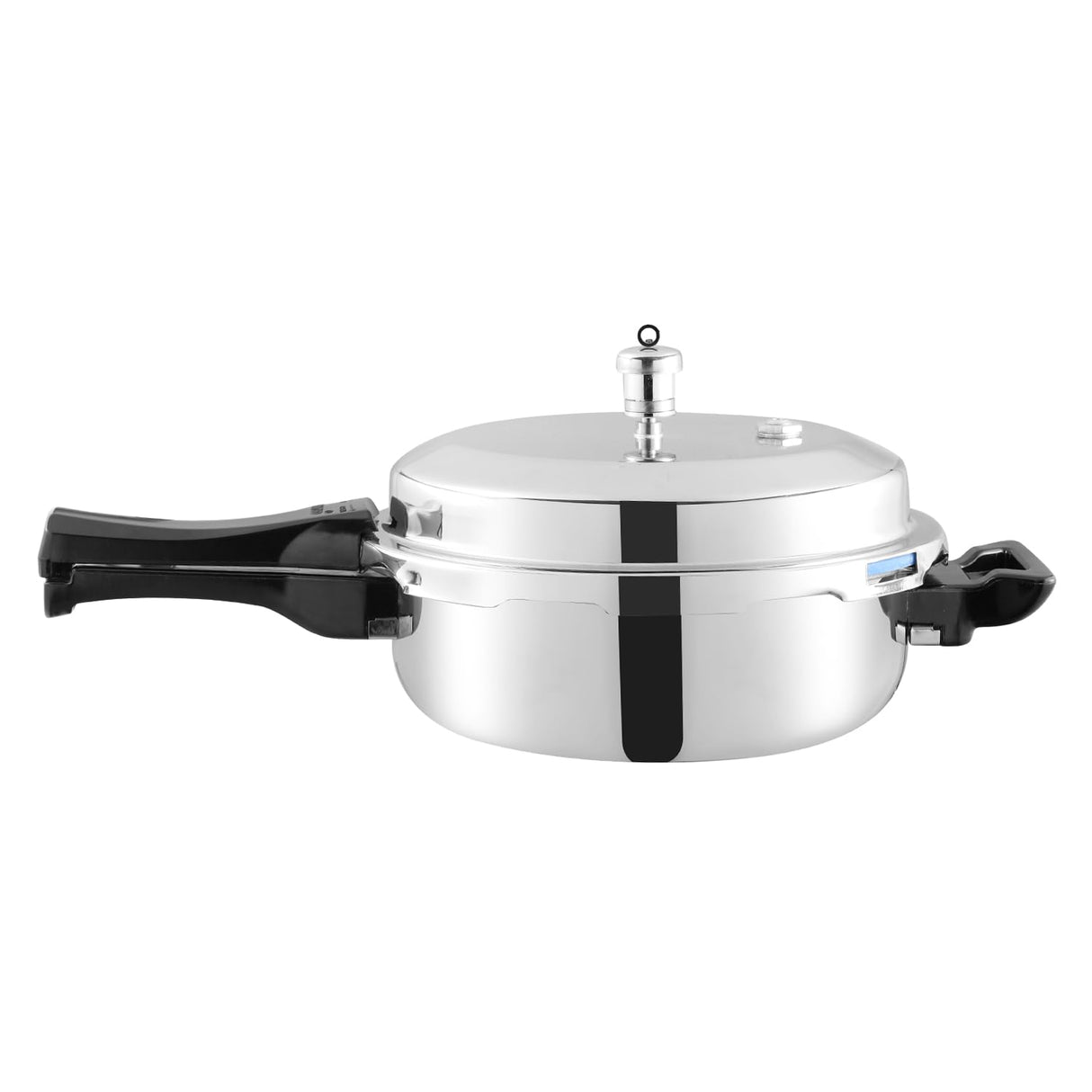 Vinod Platinum Triply Stainless Steel Pressure Cooker with Induction Base - 3.5 Litre | Junior Pressure Cooker | Induction Base Pressure Cooker - ISI certified, Silver