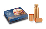 Regalea Matt Ember Copper Bottle Set (BZ-1041)