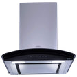 ELICA DEEP SILENT CHIMNEY GLACE EDS HE LTW 60 BK SS T4V LED WITH EDS3 TECHNOLOGY