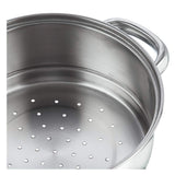 Vinod 3 Tier Steamer with Glass Lid Stainless Steel - 18cm (Induction Friendly)