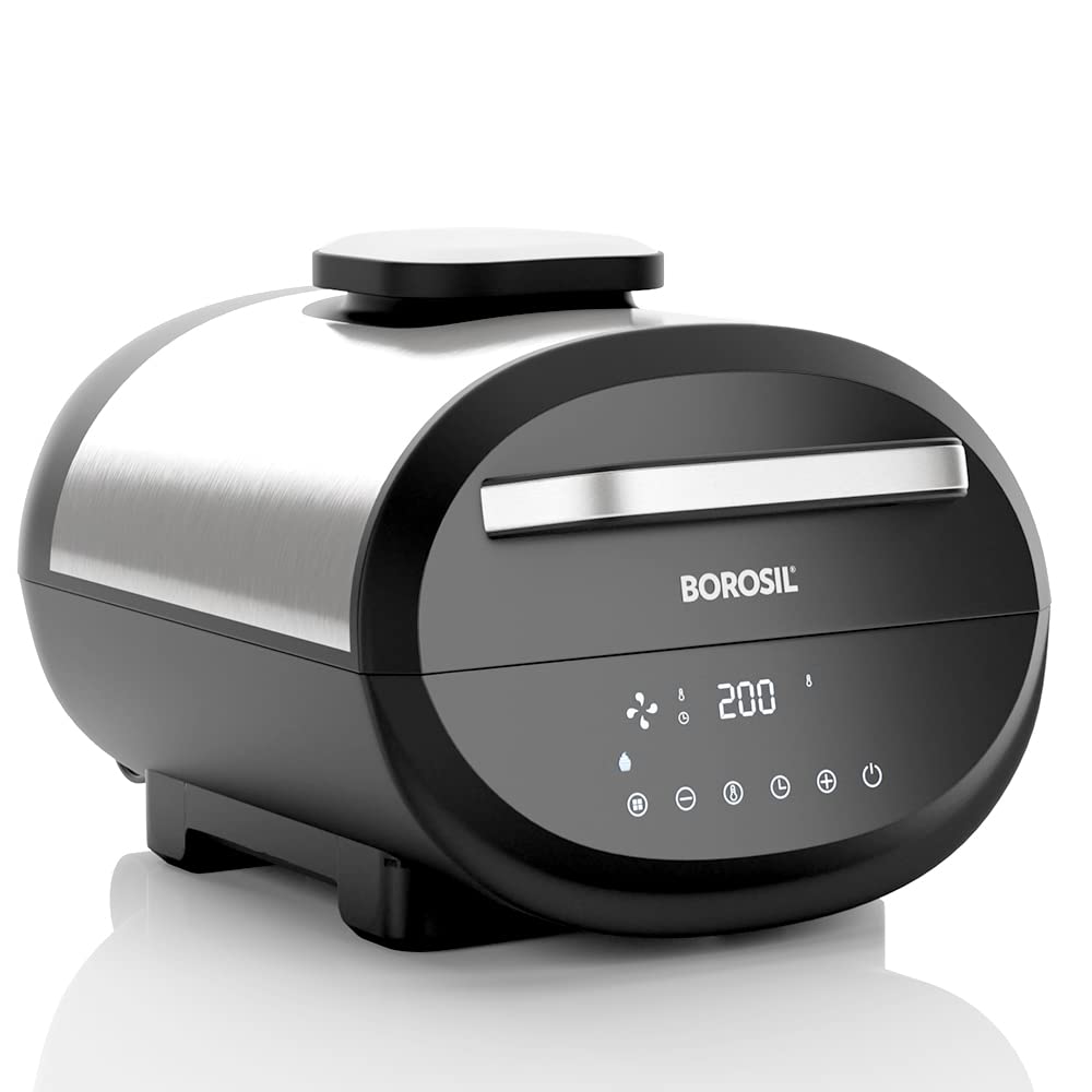 Bestdigi Air-Fryer, Top Load Air Fryer, Large Capacity, 8 Pre-Set Menus, 8 In 1 Functionality, 6.1 L, 1700 Watt, 6.1 liter, Black