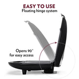 Borosil Neo Sandwich Maker 700 W, opens 90°