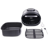 Bestdigi Air-Fryer, Top Load Air Fryer, Large Capacity, 8 Pre-Set Menus, 8 In 1 Functionality, 6.1 L, 1700 Watt, 6.1 liter, Black