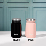 Carry Mate Black 500ML Stainless Steel Food Jar | 12 Hrs Hot & 13 Hrs Cold | Leakproof, Copper Coated, Portable Mug | CM500BLK42