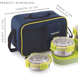 Hybrid 5 Stainless Steel Lunch Box Set | Premium Tiffin for Kids, Boys, Men & Women | Leakproof Containers, Insulated Cover, Ideal for Office & School Use