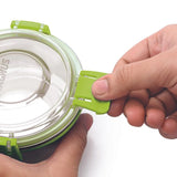 Meal Mate 2 Large Klip Lock Lunch Box with 450ml Steel Containers | Office & School Tiffin Set for Men, Women, Kids | Airtight, Leakproof, Insulated Cover & BPA-Free Bag