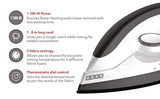 Usha 3302 1100-Watt Lightweight Dry Iron (White)
