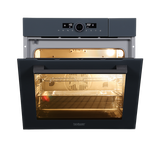 Marcus 80L Grey Built-In Steam Oven with Air Fryer, Grill & Convection