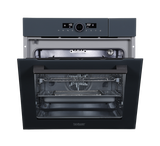 Marcus 80L Grey Built-In Steam Oven with Air Fryer, Grill & Convection