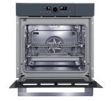 Marcus 80L Grey Built-In Steam Oven with Air Fryer, Grill & Convection