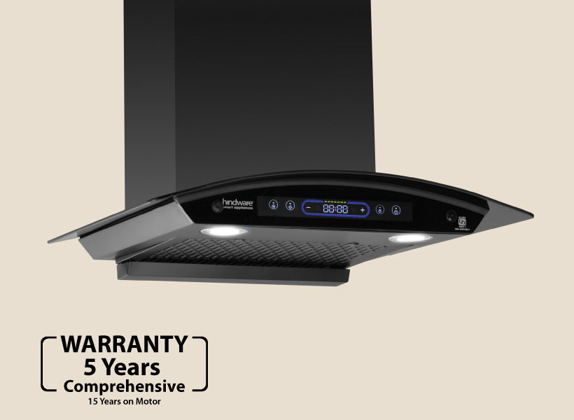 Cosima BLDC Filterless Auto Clean Kitchen Chimney with Motion Sensor & 1600 m³/h Suction