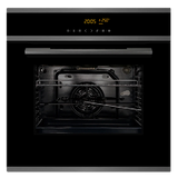 J70BIO PLUS 70L Built-In Oven, Black Glass, 10 Multifunction Modes, Touch Control, Grill & Rotisserie – 538.01.321