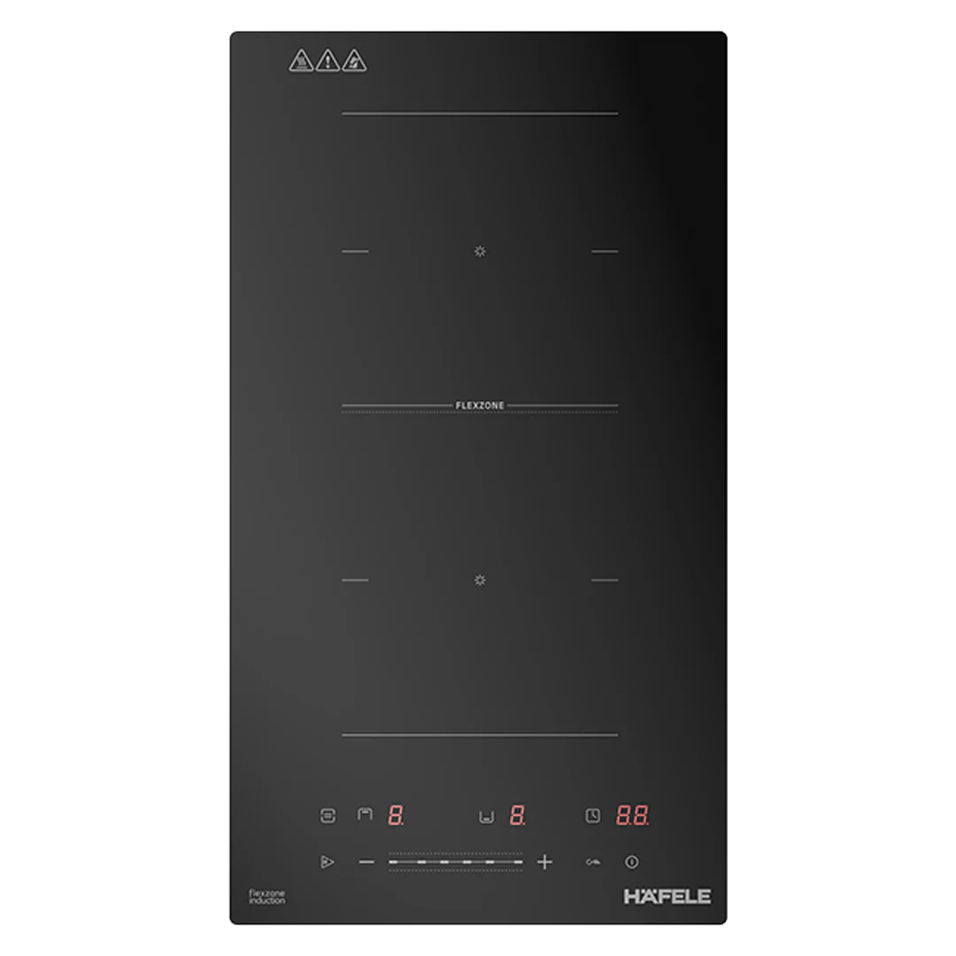 Nero 30 – 30 cm Built-in 2 Zone Induction Hob with Flex Zone, Premium Glass, 3500W - 538.66.660