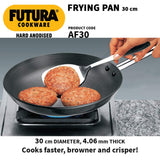 Hawkins Futura 30cm Hard Anodised Frying Pan Without Lid AF30