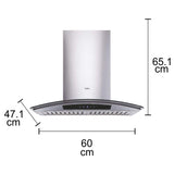 Buy Whirlpool Chimney Acti Fresh 6W CGA Hood Lowest price in india at apnidukaan.com