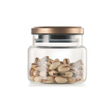 Borosil Store Omega Glass Jar With Lid (0.65L)