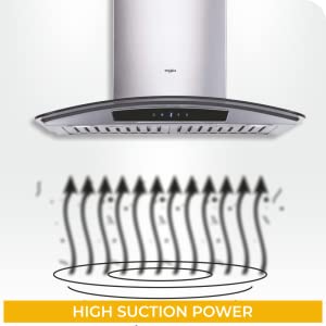 Buy Whirlpool Chimney Acti Fresh 6W CGA Hood Lowest price in india at apnidukaan.com