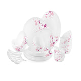 Cello Royale Series Pink Iris 33 pcs Dinner Set