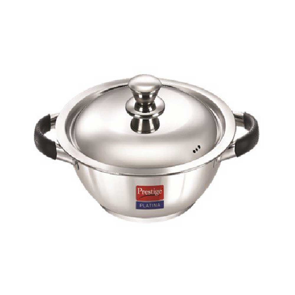 Prestige Platina SS Kadai With Lid (240 mm)