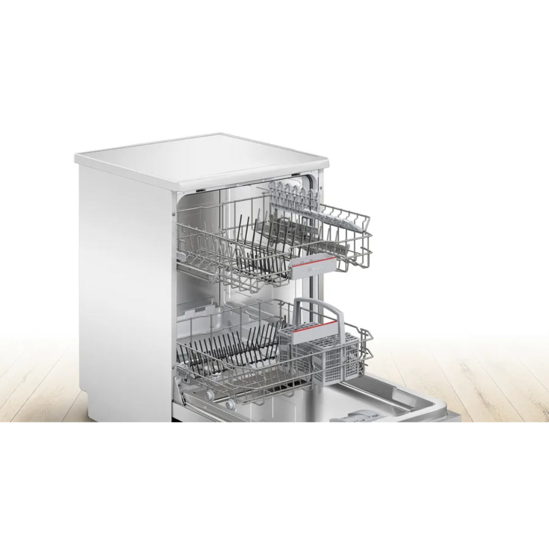 BOSCH SMS6ITW00I Series 6 Free Standing Dishwasher 60 cm White