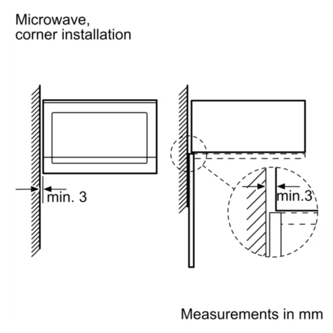 Bosch BEL554MB0I Series 6 Built In Microwave Oven