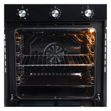 FABER FBIO 80L 6F BK Black Glass Built in Oven